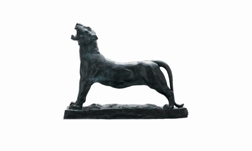 Design de brinquedo de montar inspirado na estátua "luar do sertão" de João Turim localizada em Curitiba, Paraná, Brasil